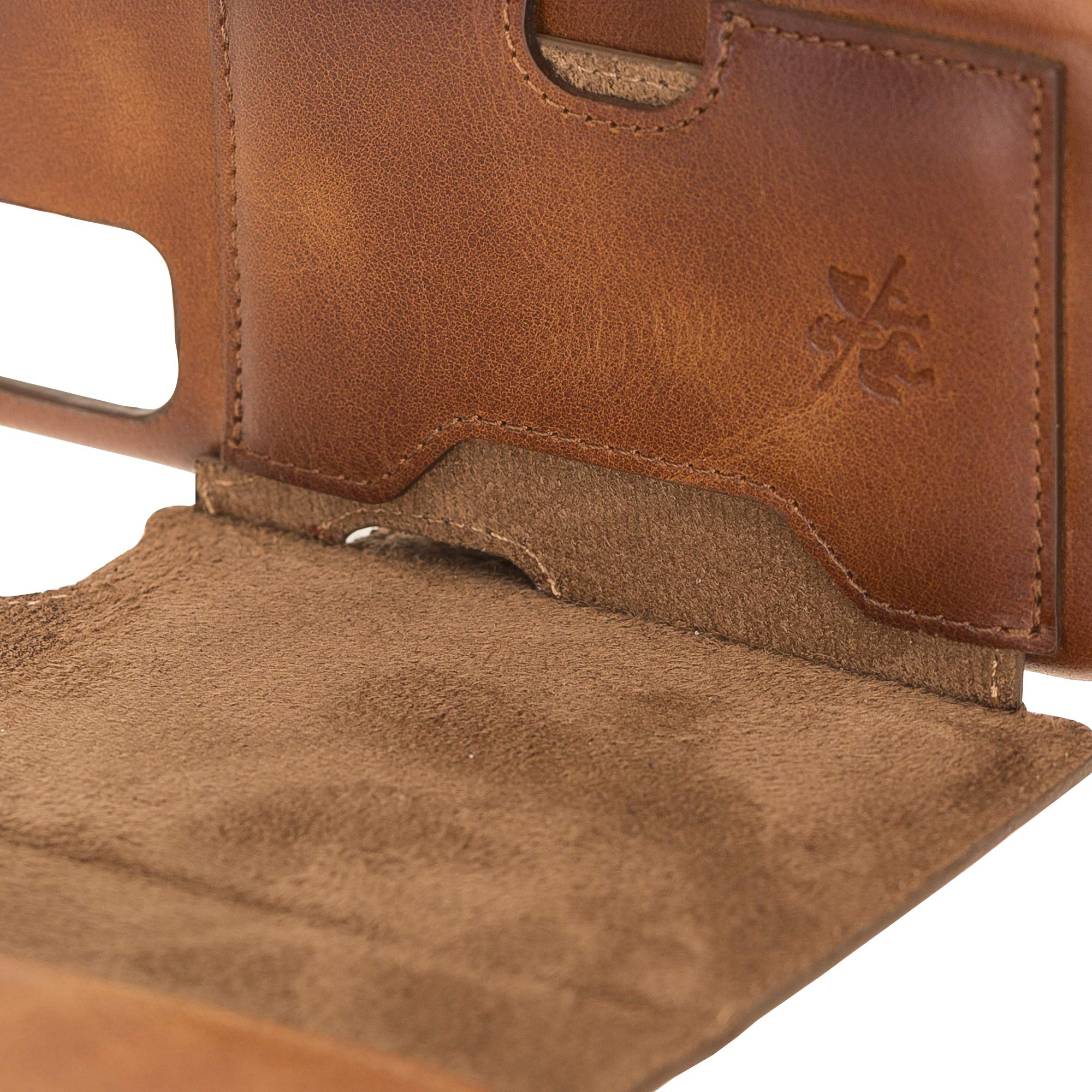 Venito Florence Genuine Leather Wallet Phone Case for Samsung Galaxy S20 - RFID Blocking for Security - Detachable Phone Wallet - Antique Brown - Perfect for Business & Travel Use