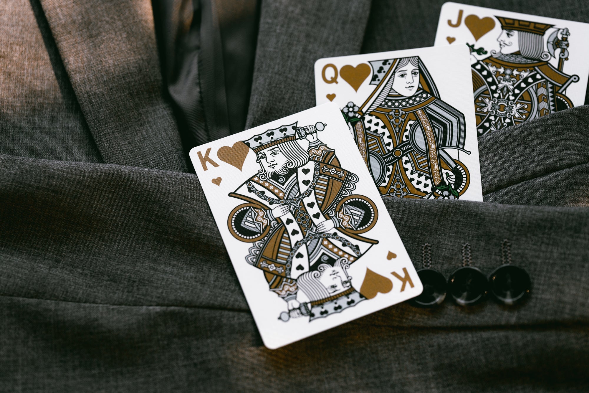 Premium Gilded Edition Luxury Playing Cards - Table Players Vol. 06 | Elegant Casino Style, Poker Night, Cardistry & Magic Tricks | Perfect for Game Nights, Gifts & Collectors