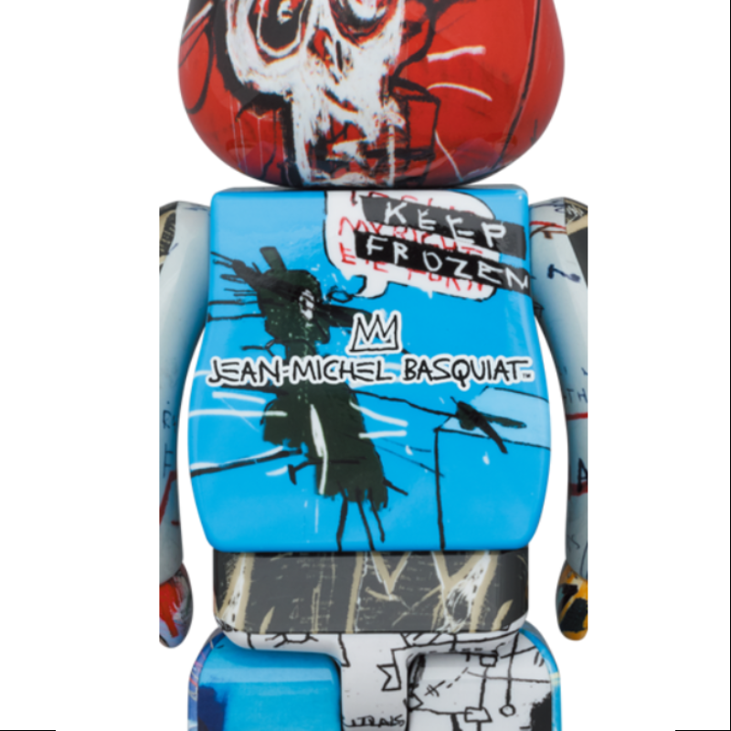 Be@rbrick Jean Michel Basquiat 400% & 100% Limited Edition Collectible Figure - 2024 Special Release for Art Lovers & Toy Collectors | Perfect for Display, Gifts, and Investment