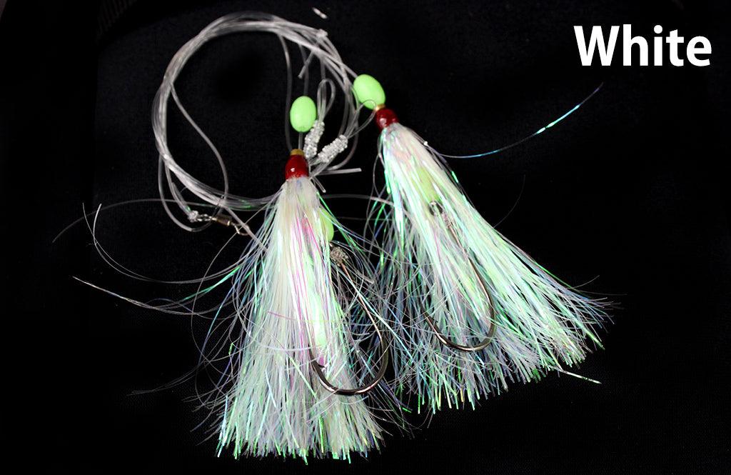 Jigging World Hi Lo Flasher Rigs - Premium Saltwater Fishing Lures for Striped Bass, Fluke & Sea Bass - Perfect for Offshore & Inshore Fishing Trips