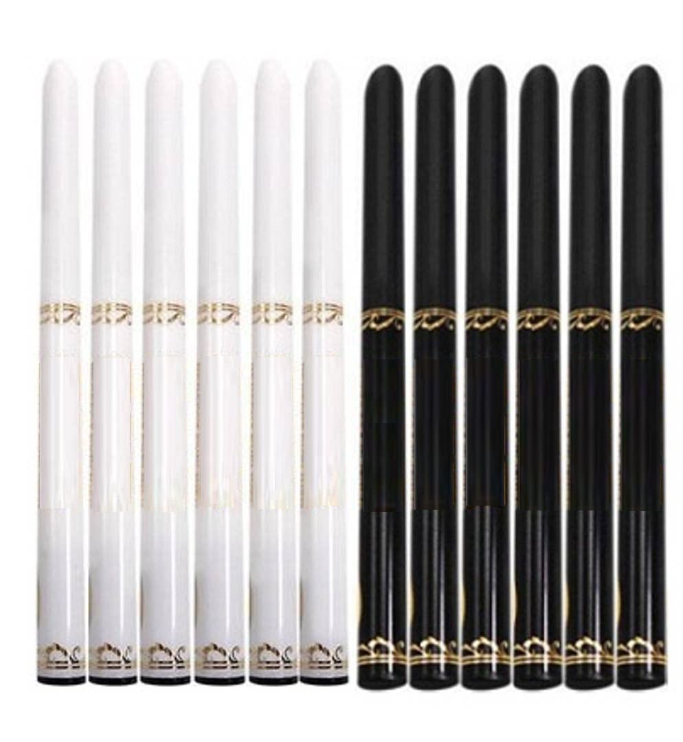 Elecsera 12-Piece Black Eyeliner Set - 2.5g Waterproof & Long-Lasting - Perfect for Daily Makeup, Party Looks, and Professional Makeup Artists