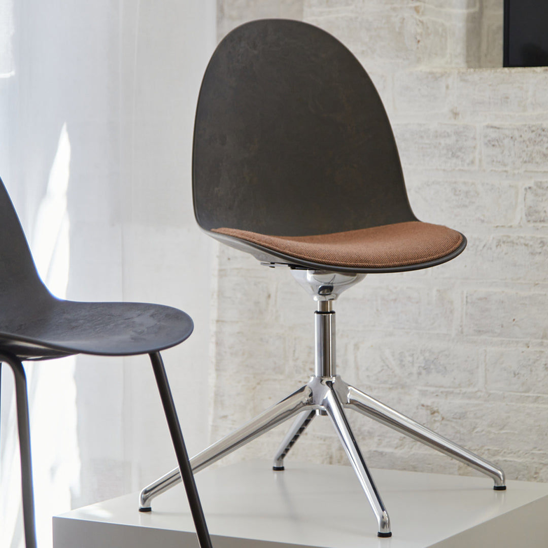 Premium Eternity Swivel Chair with Soft Upholstered Seat - Modern Office & Home Comfort for Work, Study, or Relaxation