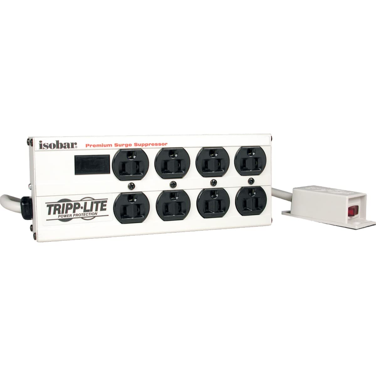 Tripp Lite Isobar Ultra Surge Protector with 8 Outlets, 12-Foot Cord, 3840 Joules Protection & Remote On/Off Switch - Ideal for Home Office, Gaming Setup, and Electronics Protection