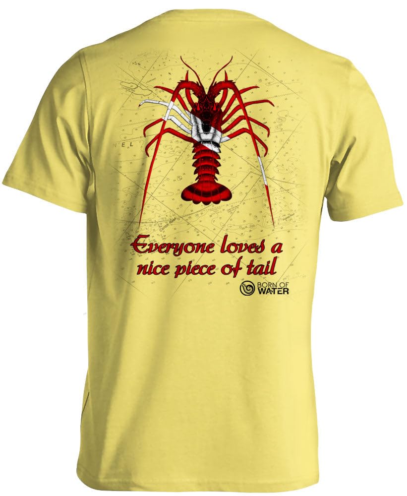 Men's Lobster Scuba Diving T-Shirt - Short Sleeve Fishing & Spearfishing Shirt for Boating, Beach, and Outdoor Water Sports Adventures