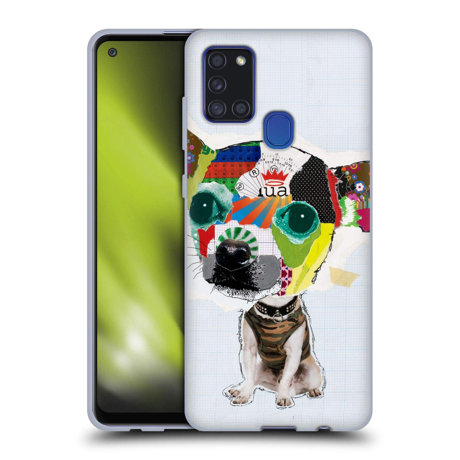 Head Case Designs Officially Licensed Michel Keck Chihuahua 2 Dogs 3 Soft Gel Case for Samsung Galaxy A21s (2020) - Durable Protection for Everyday Use