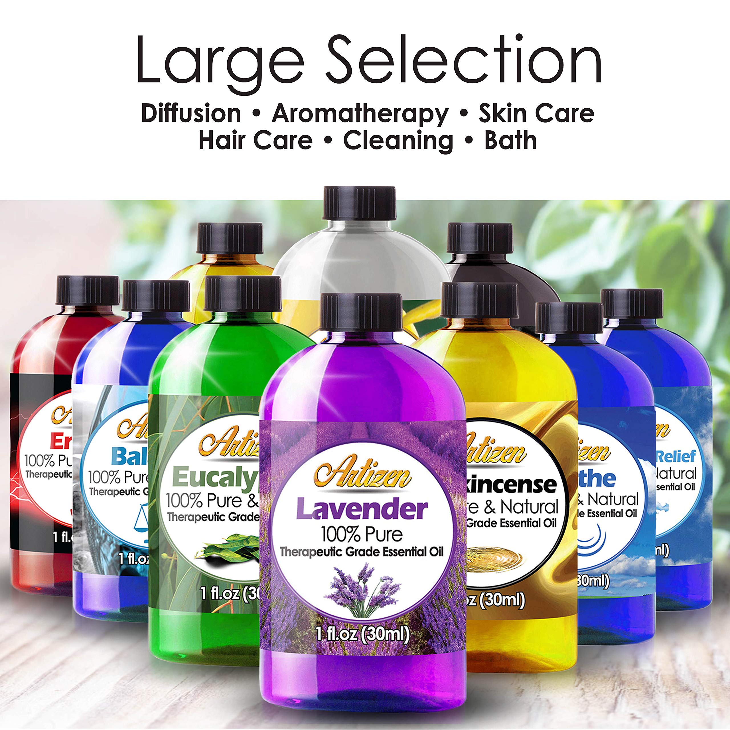 Artizen 30ml Pure Turmeric Essential Oil - 1 Fluid Ounce for Aromatherapy, Massage & Skin Care