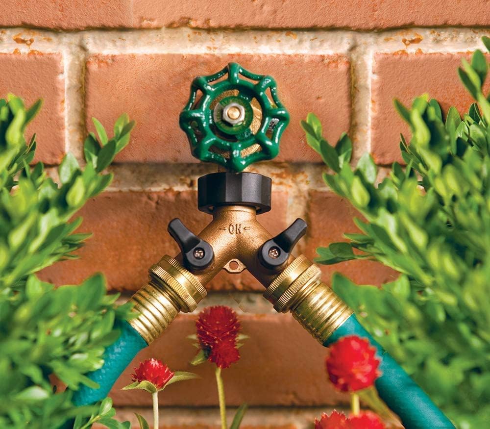 Orbit B-hyve Smart Wi-Fi Hose Faucet Timer with Hub & Brass Hose Connector - Automatic Watering for Lawns, Gardens & Outdoor Plants
