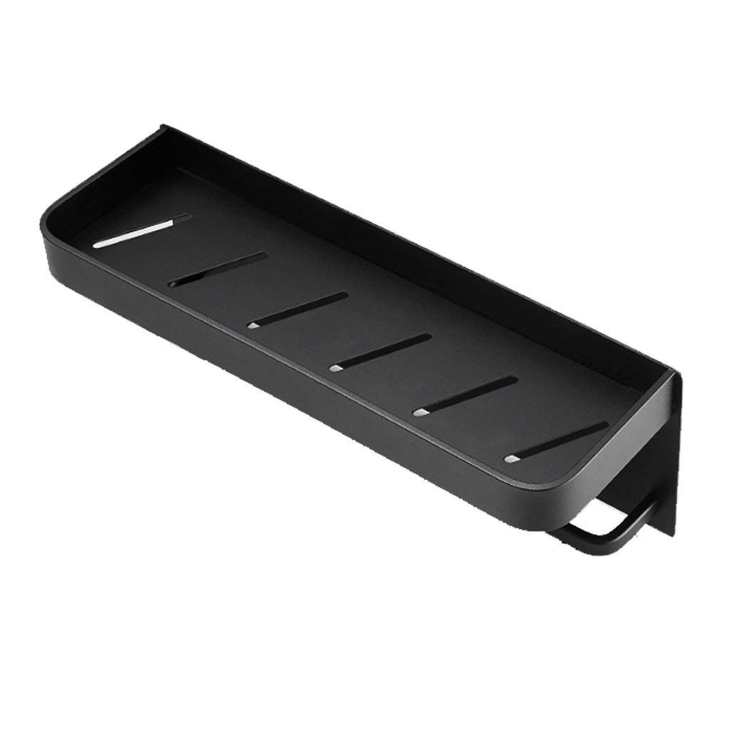 DZWYC Heavy Duty Wall Mounted Bathroom Shelf - Rustproof Free Punching Storage Rack with Thickened Design for Bathroom, Kitchen, Laundry Room Organization - Perfect for Towels, Toiletries & Cleaning Supplies