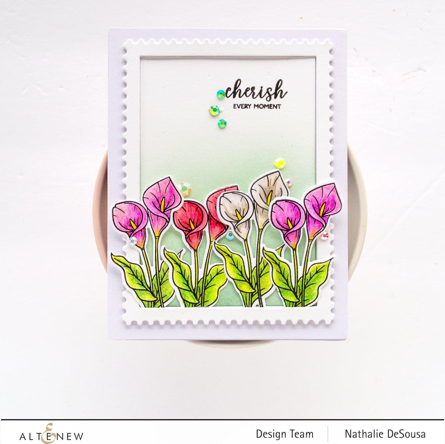 Mini Delight: Dainty Calla Lily Stamp & Die Set for Card Making, Scrapbooking & DIY Crafts - Perfect for Wedding Invitations, Greeting Cards & Paper Projects