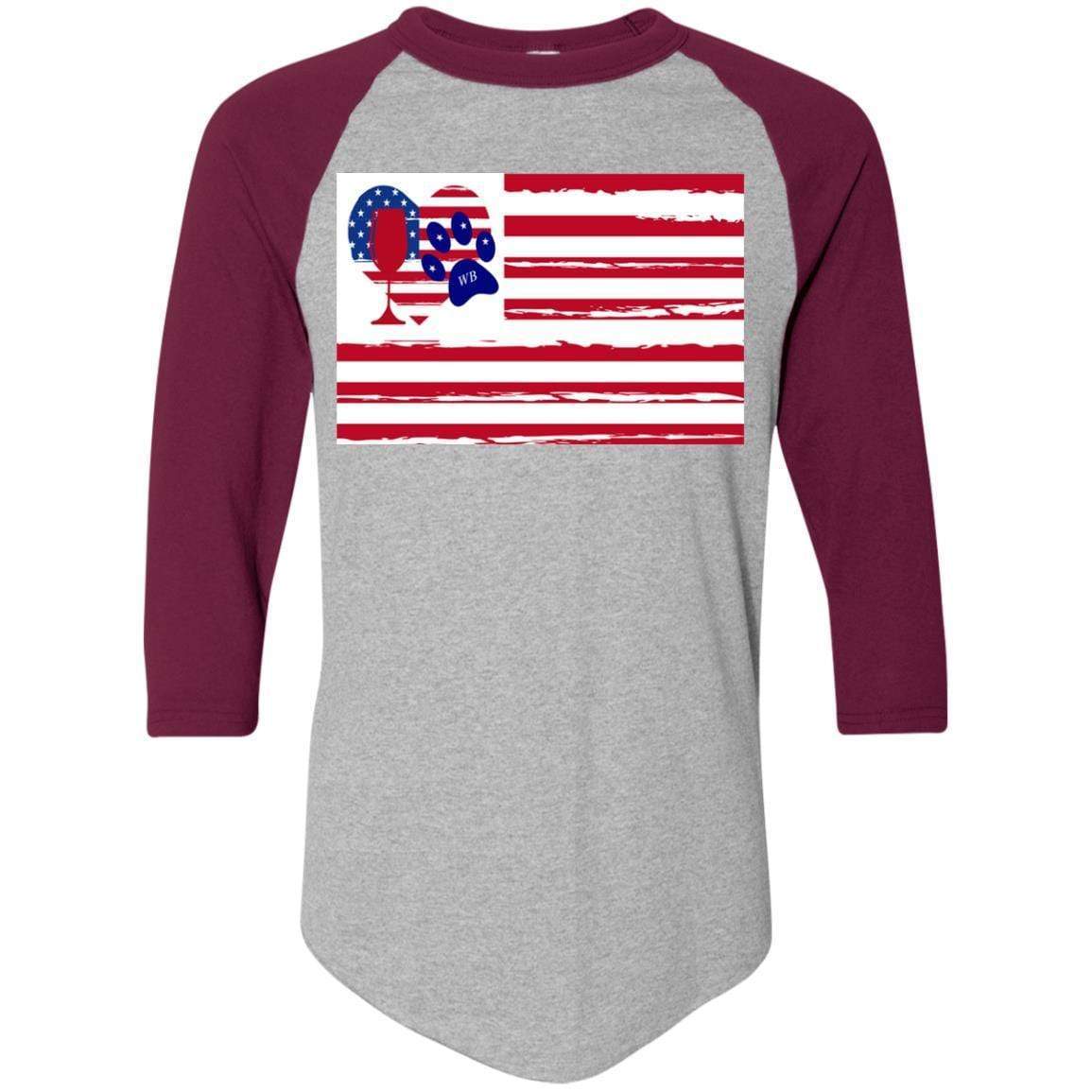 Athletic Heather/Maroon