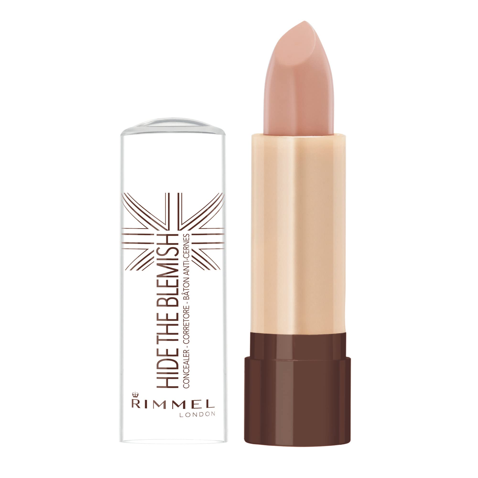 Rimmel London Hide the Blemish Concealer - Full Coverage Liquid Makeup for Dark Circles & Acne - Perfect for Everyday Wear & Professional Makeup Looks