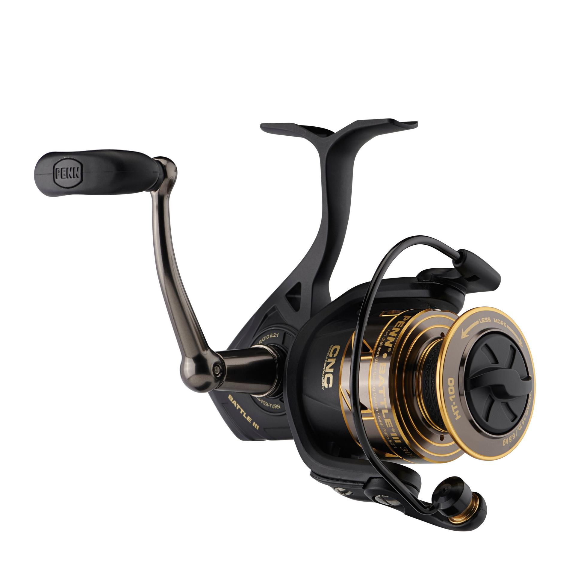 Battle® III Spinning Reel - High Performance Saltwater Fishing Reel with Smooth Drag System | Perfect for Offshore, Surf, and Pier Fishing Adventures