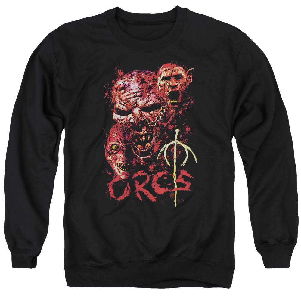 Lor Orcs Unisex Crewneck Sweatshirt for Men & Women - Soft Cotton Pullover Hoodie for Casual Wear, Street Style & Everyday Comfort
