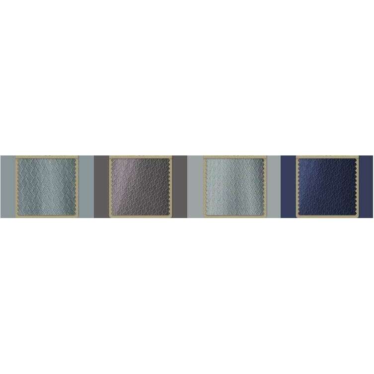 Taylor H. Luxury Jacquard Velvet Woven Design Curtains - Beige & Gray Blackout Drapes for Living Room, Bedroom & Home Theater (Set of 2 Panels)