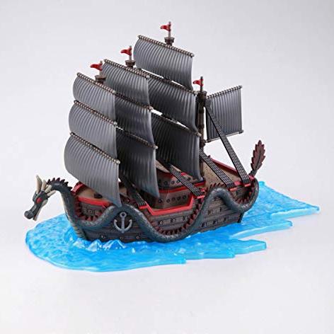 Bandai One Piece Grand Ship Collection #09 Dragon's Ship Model Kit - Anime Pirate Ship Building Set for Collectors & Display | Perfect for One Piece Fans, Home Decor, and Gift Giving