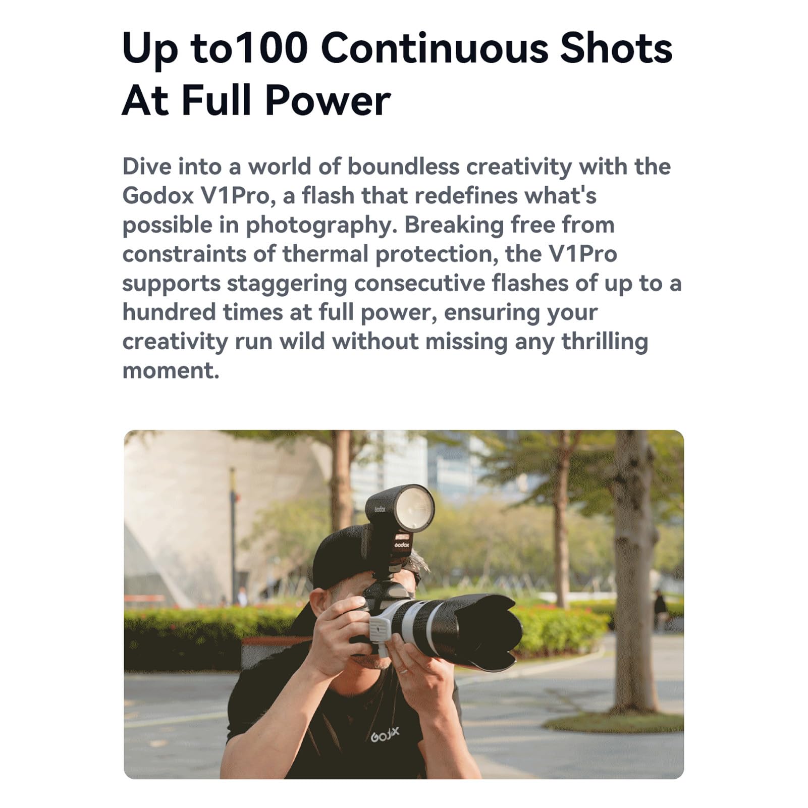 Godox V1 Pro N TTL Camera Flash with AK-R1 Accessories Kit - 2.4G Wireless Speedlight for Nikon DSLR/Mirrorless (HSS 1/8000s, 1.3s Recycle) - Perfect for Portrait, Wedding & Event Photography