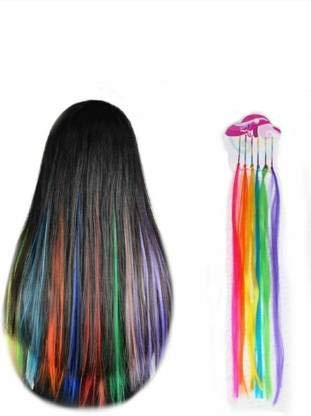 Vibrant APOEM Colorful Hair Extensions & Hair Highlights for Women, Girls - Straight 12