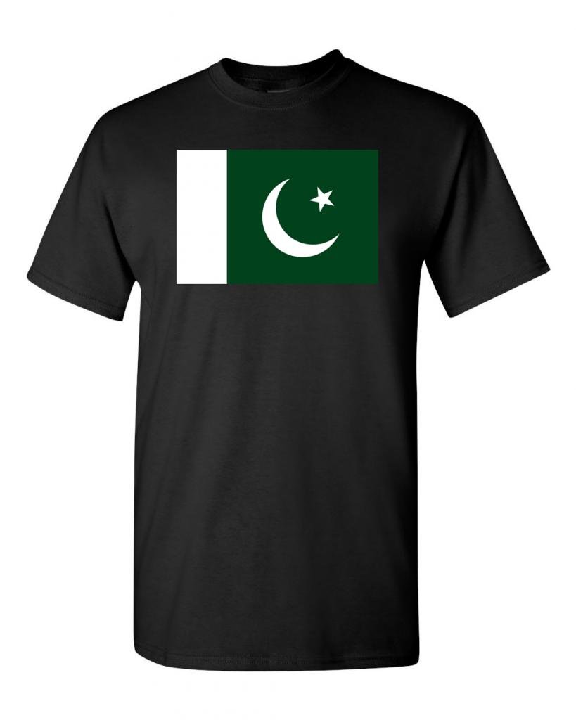 Pakistan Flag T-Shirt for Men - Patriotic Cotton Tee with Country Design - Perfect for Independence Day, Sports Events & National Pride
