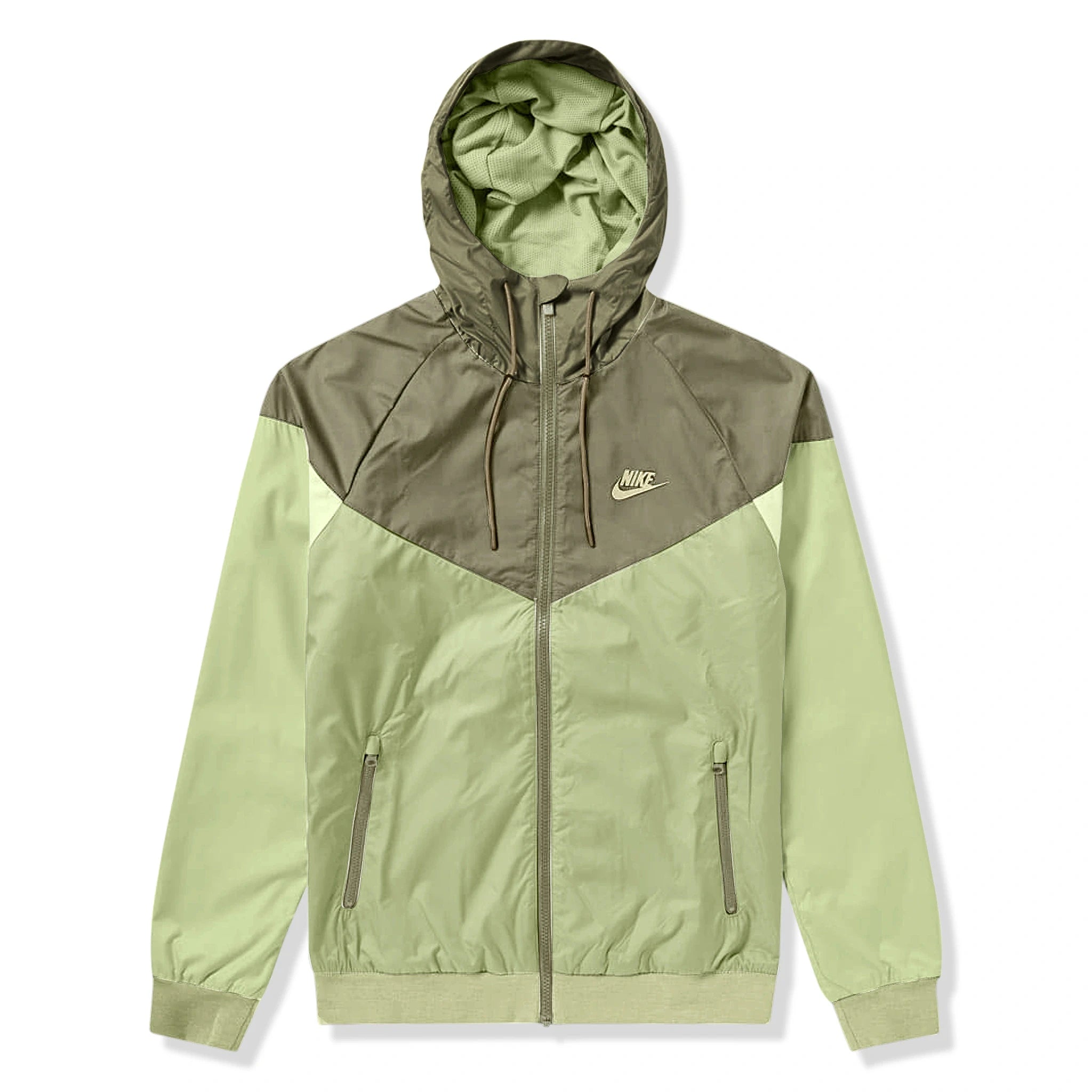 Nike Sportswear Windrunner Green Jacket - Lightweight Water-Resistant Running Hoodie for Men & Women - Perfect for Outdoor Jogging, Hiking & Casual Wear