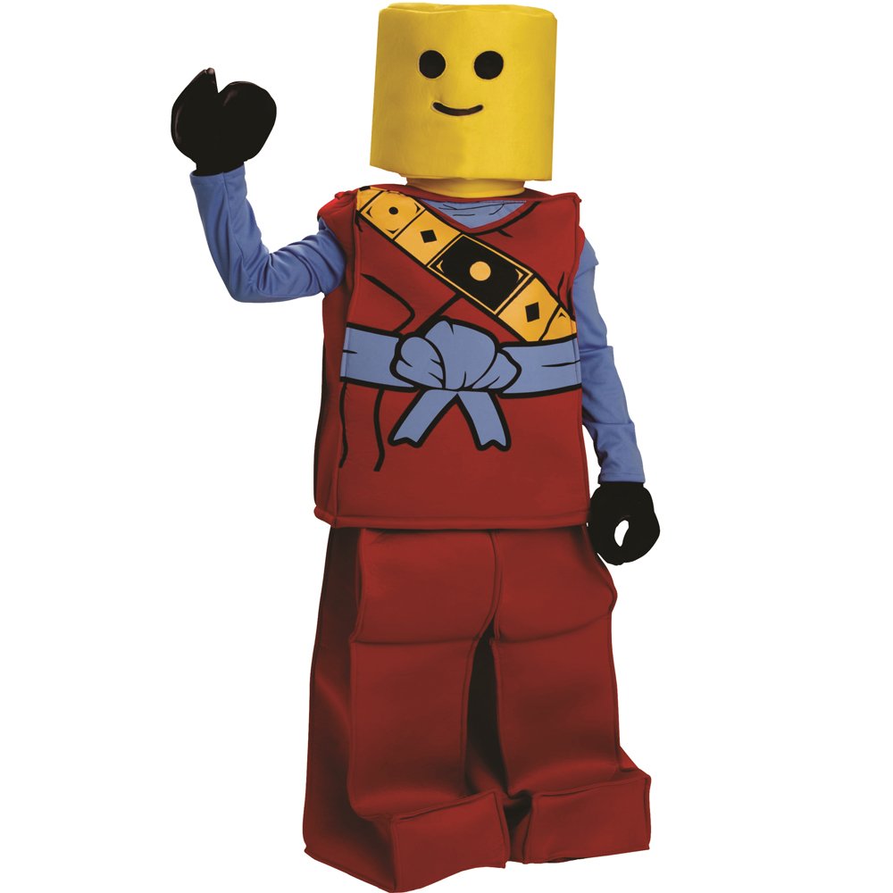 Red Ninja Costume for Kids - Halloween Dress Up Block Man Toy Outfit | Perfect for Halloween Parties, Cosplay & Role Play Fun
