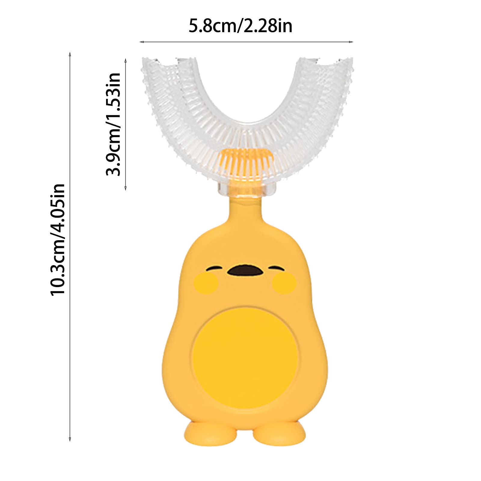 Kids U-Shaped Toothbrush - Soft Silicone Manual Training Toothbrush for Children | Food-Grade 360° Teeth Cleaning Tool | Perfect for Toddler Oral Care & Early Dental Hygiene Training