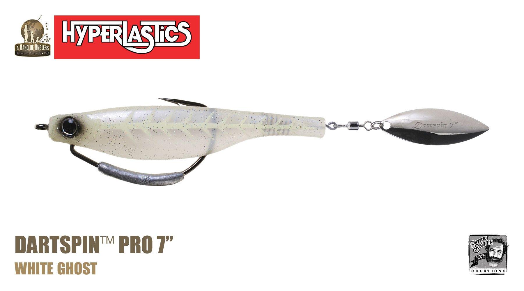 Hyperlastics Dartspin Pro Weedless Fishing Lures - Rigged Soft Plastic Baits for Bass, Trout & Freshwater Fishing - Perfect for Weed-Covered Lakes & Heavy Cover Areas