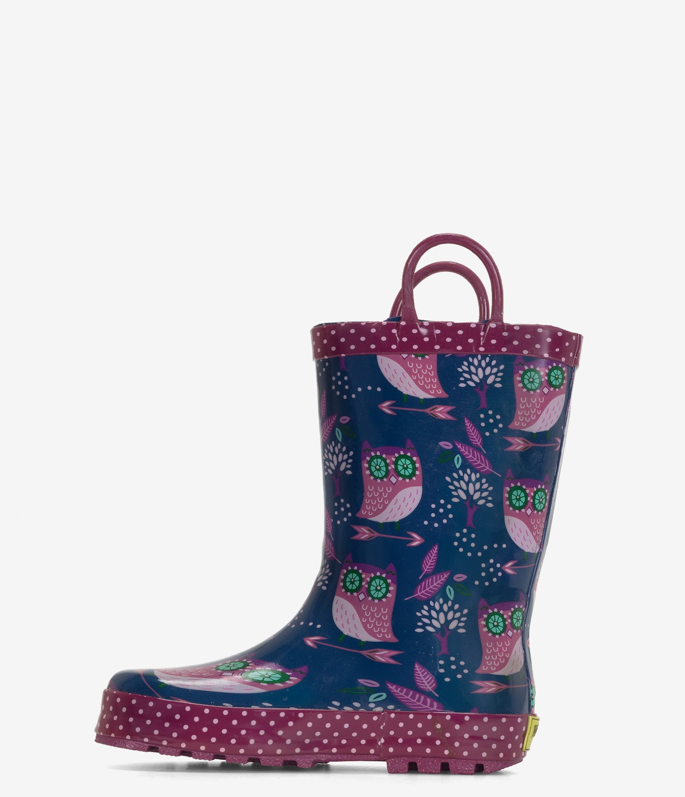 Western Chief Kids Owl Dream Rain Boots - Waterproof & Comfortable Rain Shoes for Boys & Girls - Perfect for Outdoor Play, Puddle Jumping & Rainy Day Adventures