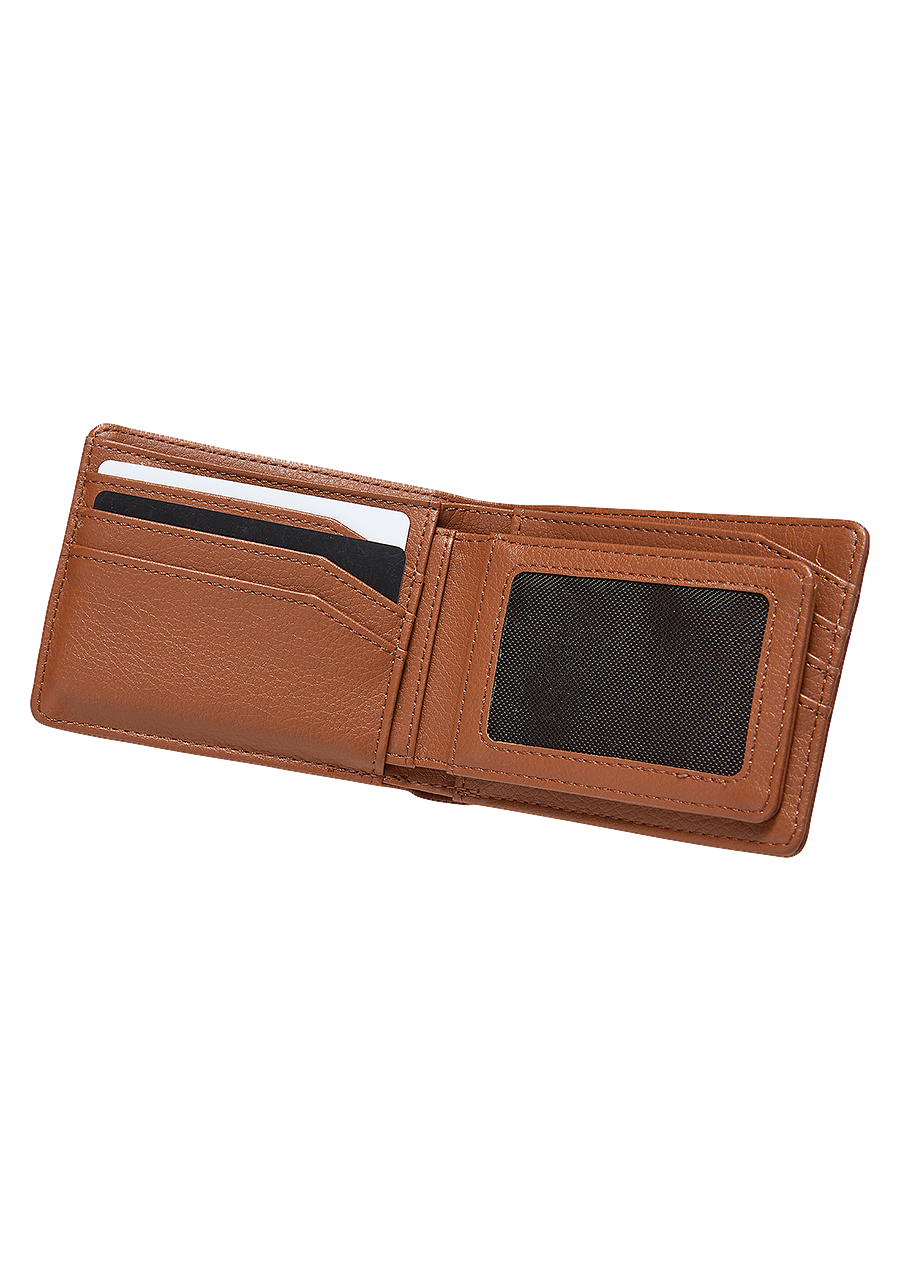 Vegan Leather Wallet for Women & Men - Slim RFID Blocking Bifold Wallet - Eco-Friendly Faux Leather Saddle Wallet - Perfect for Travel, Work & Everyday Use