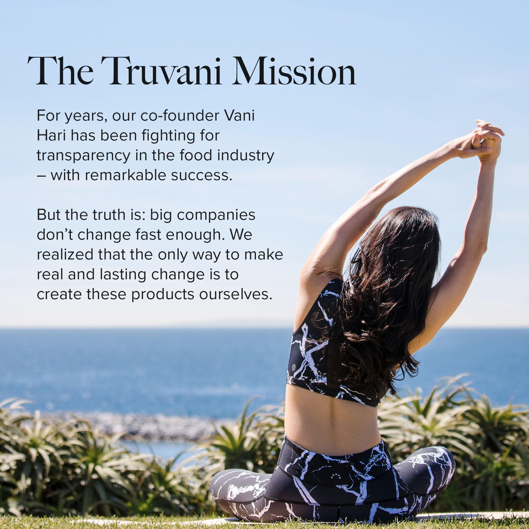 Truvani Vegan Protein Bars - Chocolate Mint 4 Pack | Organic Plant-Based Snack for Hiking & Workouts