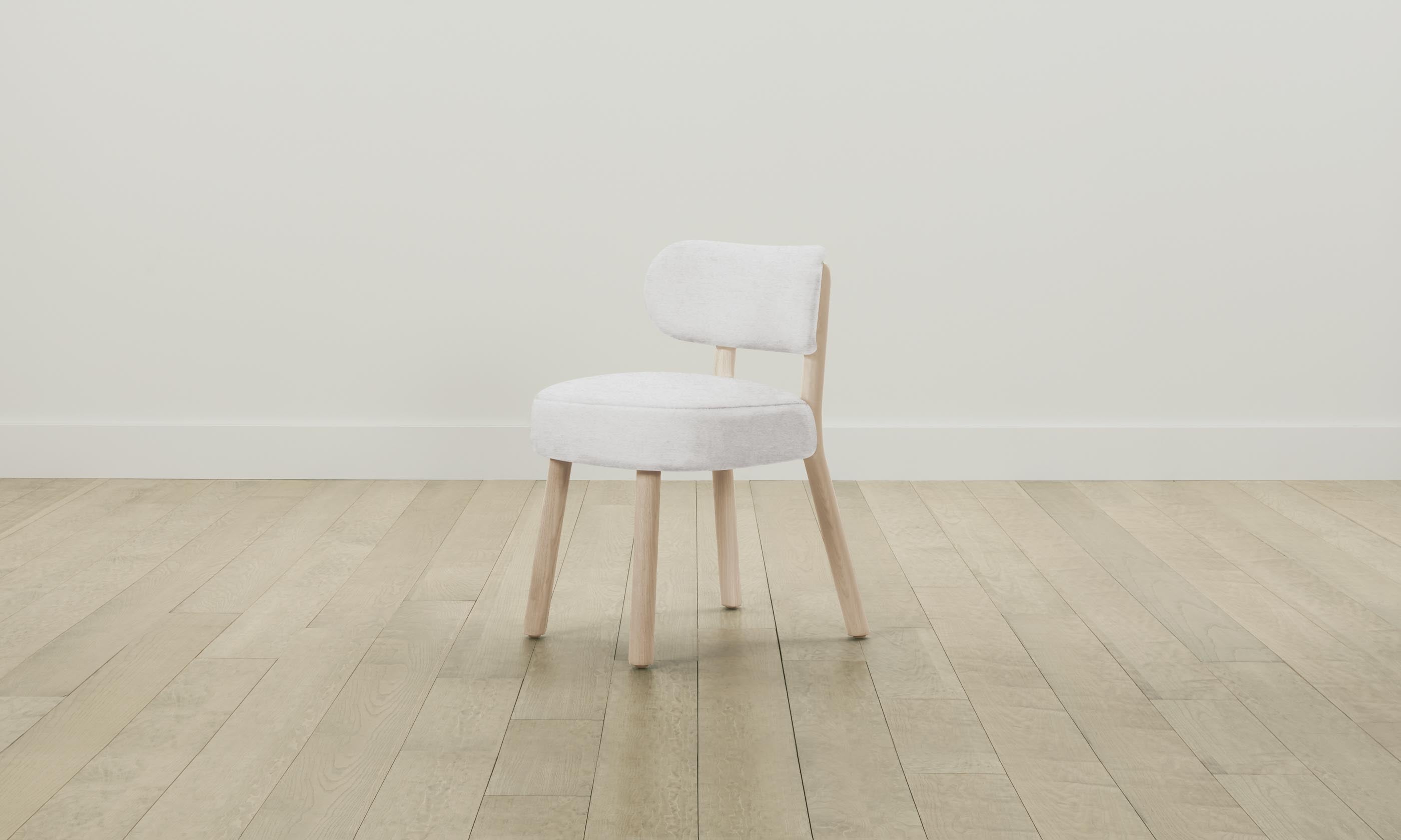 The Jane Dining Chair - Performance Tweed Salt Upholstery - Stylish & Durable for Home, Restaurant, or Office Use