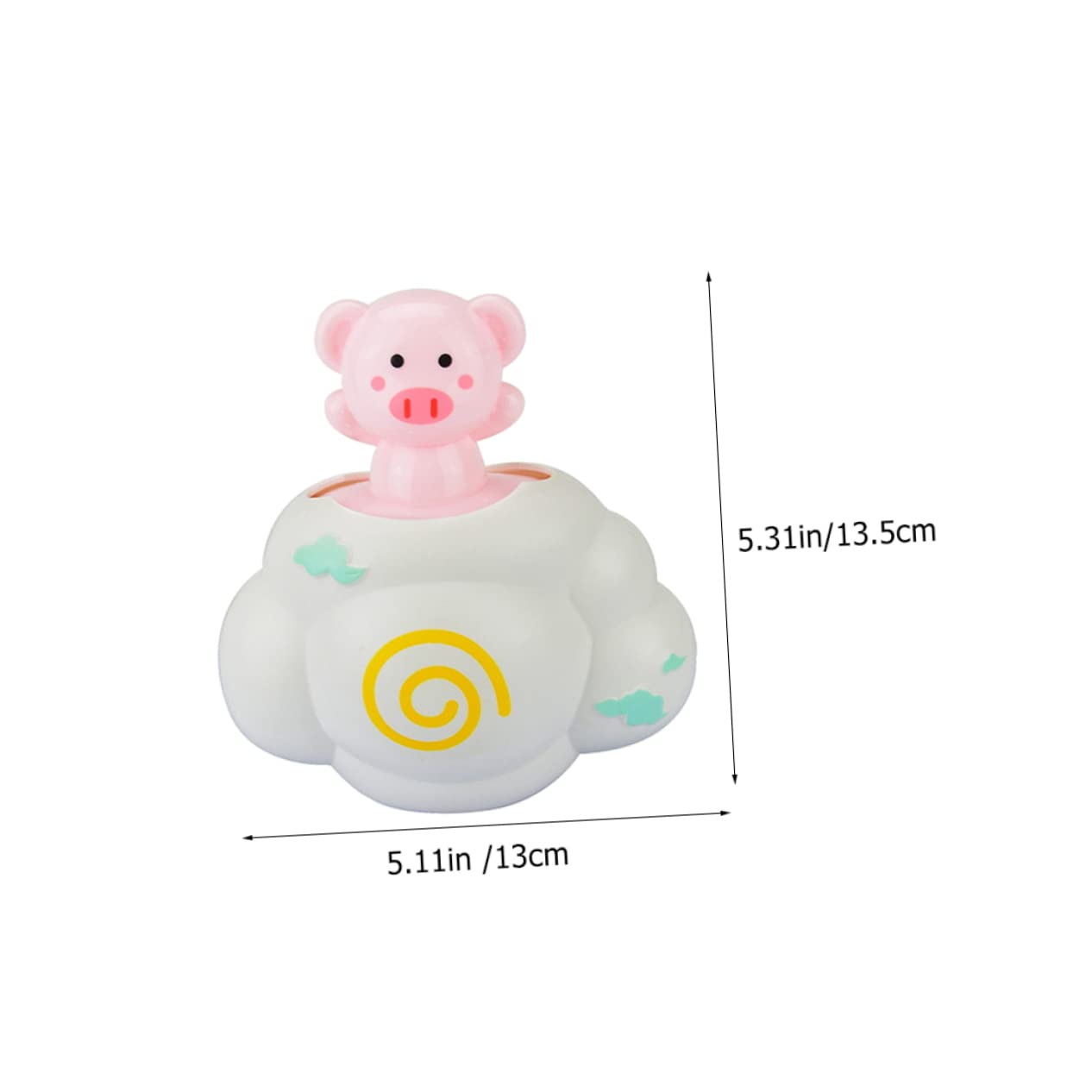 HEMOTON 6-Piece Bath Toys Set for Kids - Fun Water Wheel Shower & Bathtub Toys for Toddlers - BPA-Free Plastic Bathing Toys for Sensory Play and Early Learning (Ideal for Bath Time Fun & Water Play Activities)