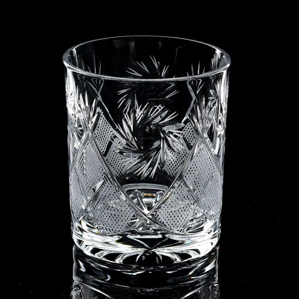 Premium Belarus Crystal GL5107H 11 Oz Handmade Whiskey Glasses Set of 6 - Elegant Bourbon Tumblers for Whiskey, Scotch & Cocktails - Perfect for Home Bars, Gifts & Entertaining