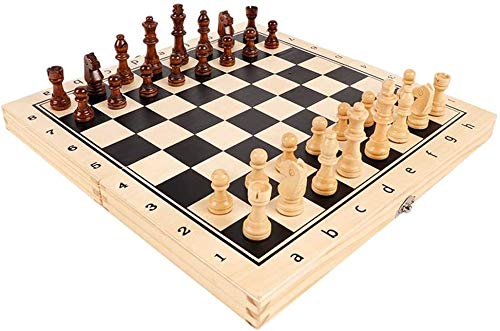 Handmade Wooden Chess Set - Portable Folding Travel Chess Board for Kids & Adults | Beginner Friendly | Perfect for Home, Office, Travel & Gifts