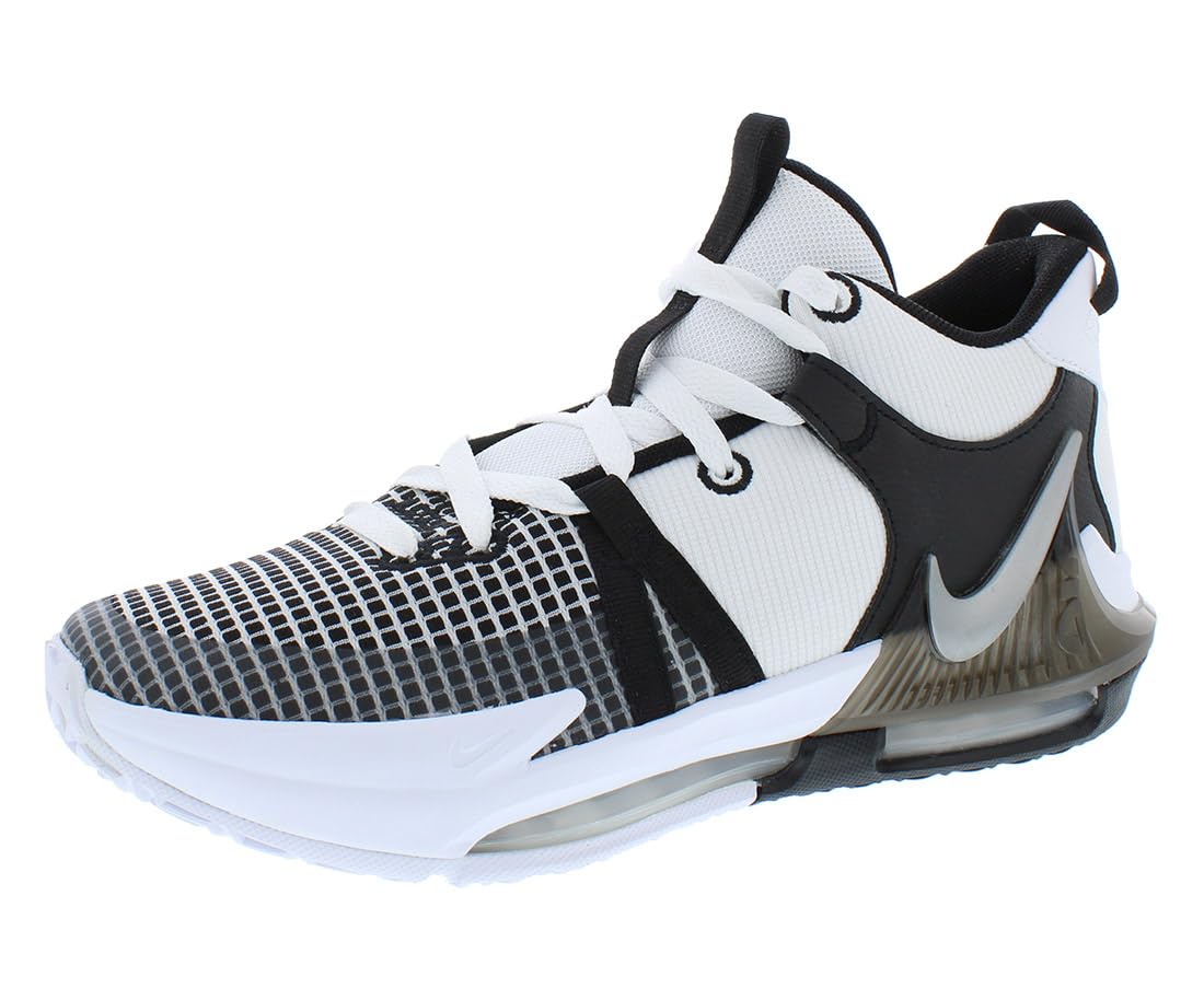 Nike LeBron Witness 7 Big Kids' Basketball Shoes - DQ8650-100 White | Lightweight & Durable for School & Outdoor Play