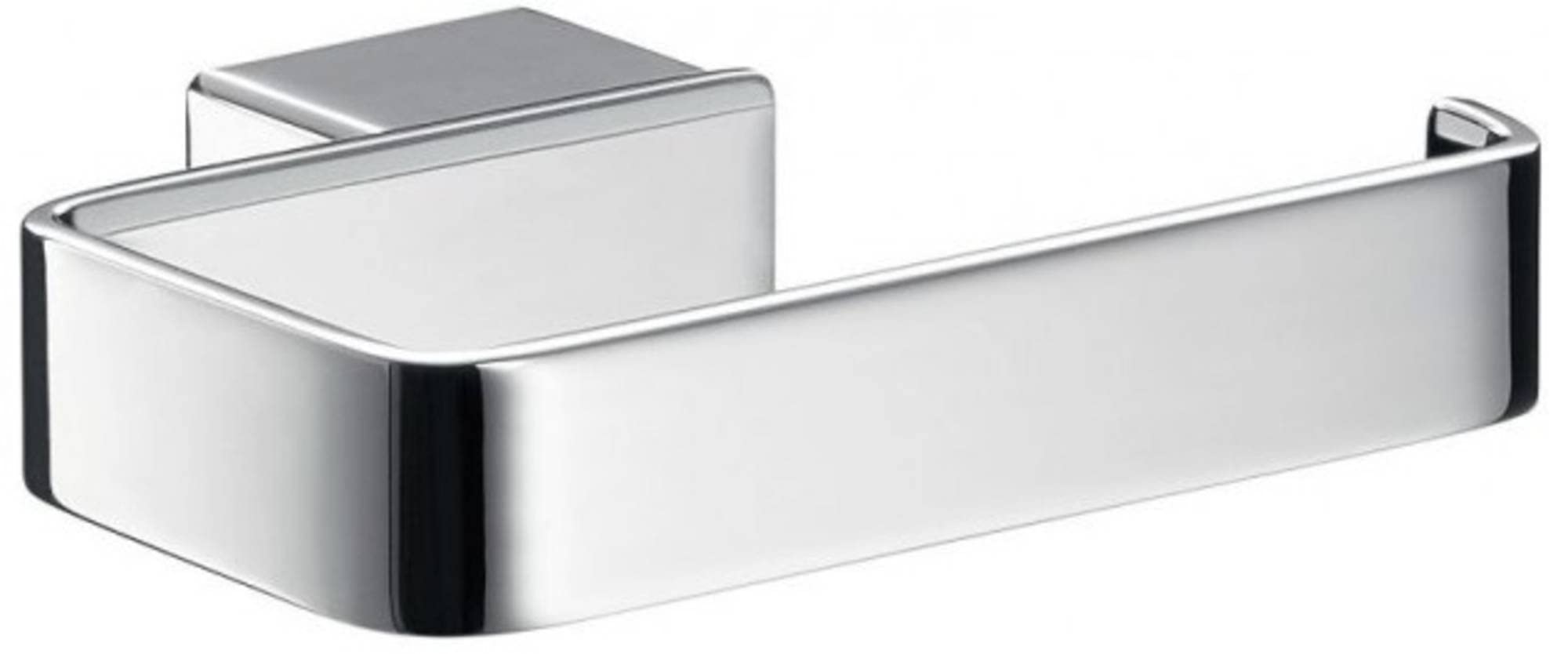 Stainless Steel Toilet Paper Holder Without Lid - Modern Bathroom Tissue Roll Stand for Home & Office - Durable & Rustproof Design for Wall Mount or Freestanding Use