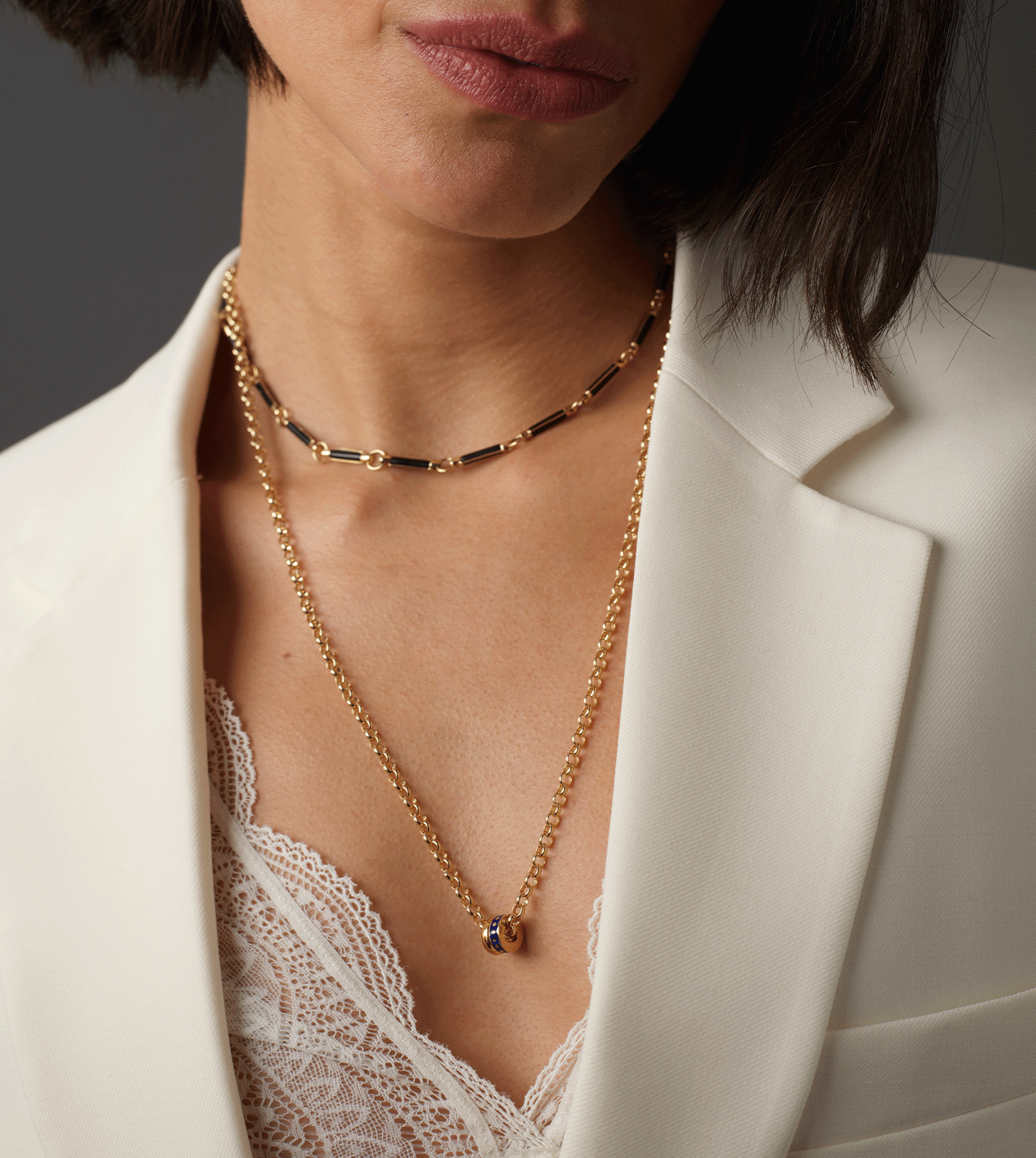 Onyx Stone Choker Necklace - Elegant Black Onyx Beaded Chain for Women | Perfect for Evening Wear, Boho Style & Gift Giving