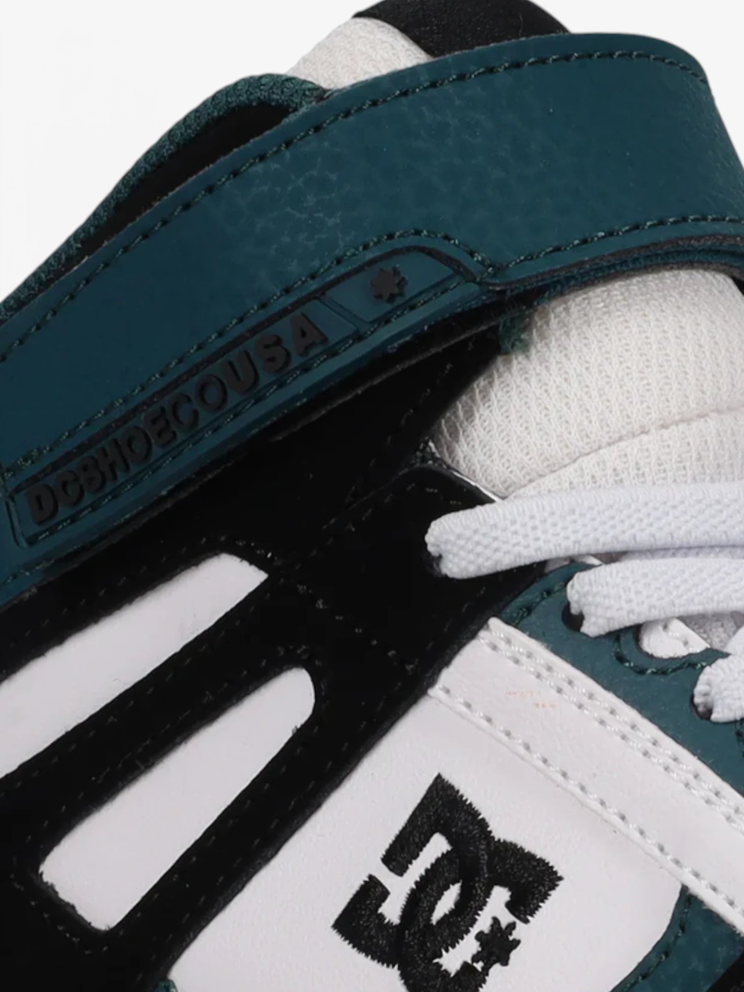 DC Pure Hi Top EV Skate Shoes for Boys - White, Green & Black - High Top Sneakers for Skateboarding & Casual Wear