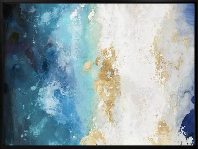 Cold Water Canvas Art Print - Stunning Ocean Wave Wall Decor for Living Room, Bedroom & Office | Perfect Coastal Home Decor