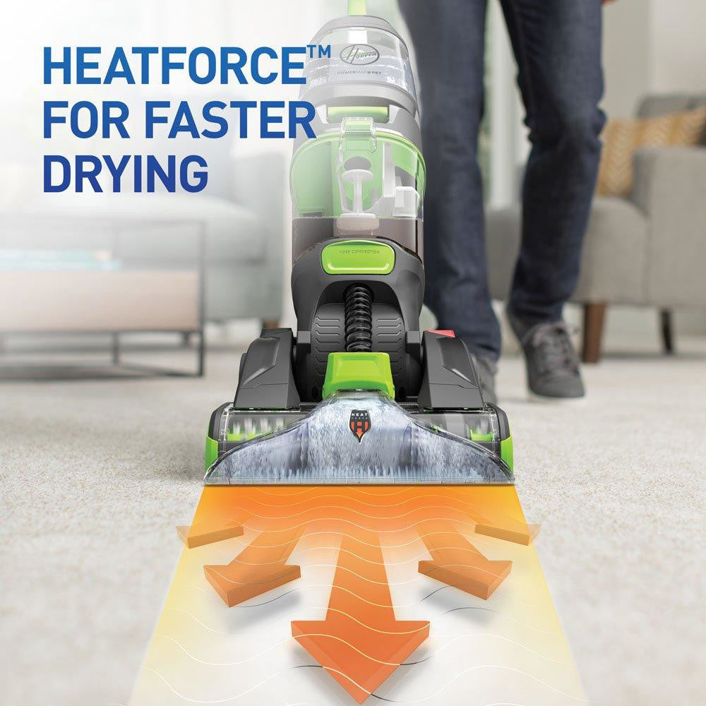 HOOVER Dual Power Max Pet Carpet Cleaner with Full Warranty - Powerful Pet Hair & Stain Remover for Home Deep Cleaning - Perfect for Pet Owners & Allergy Sufferers