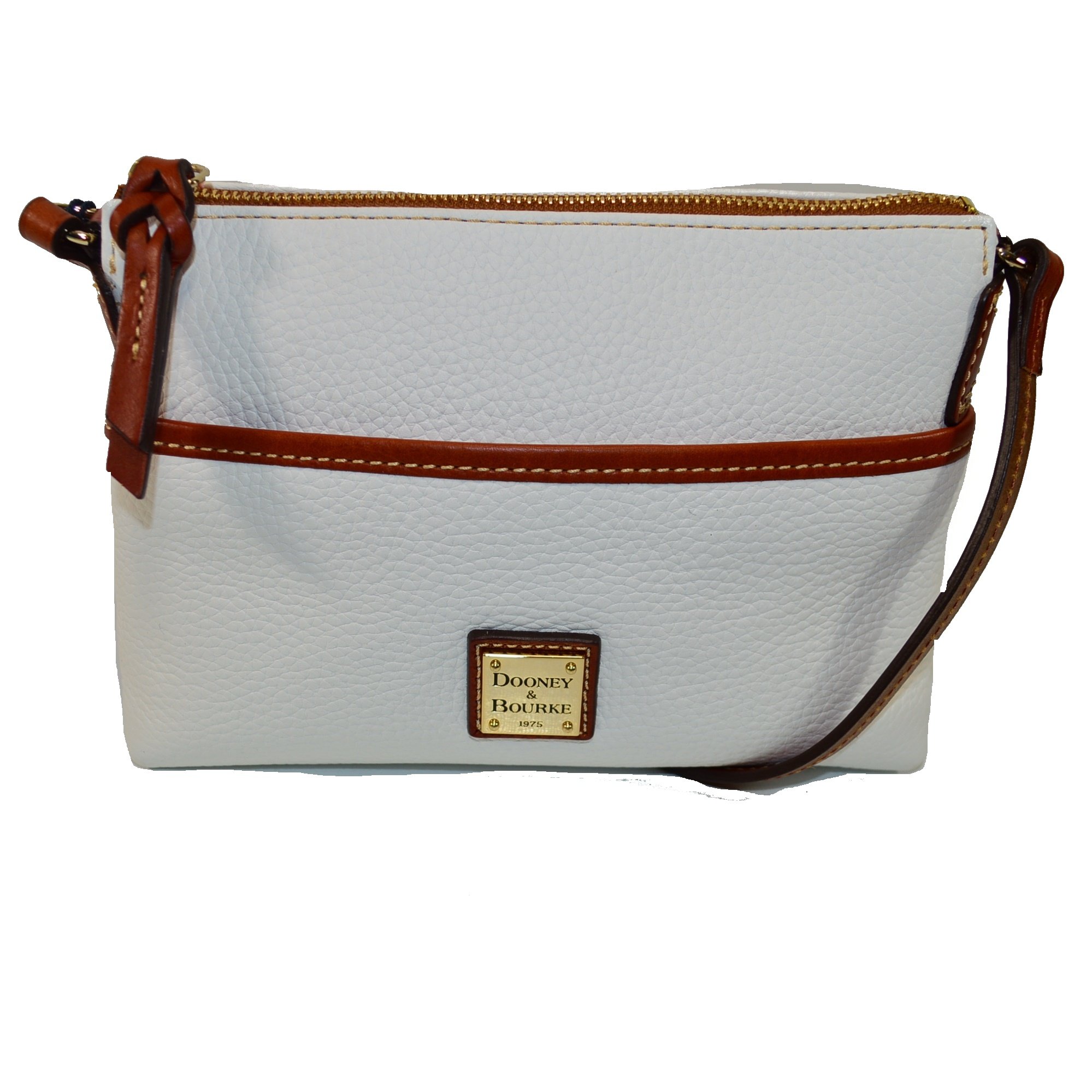 Dooney & Bourke Pebble Leather Ginger Crossbody Bag for Women - Stylish Shoulder Purse with Adjustable Strap, Perfect for Work, Travel & Everyday Use