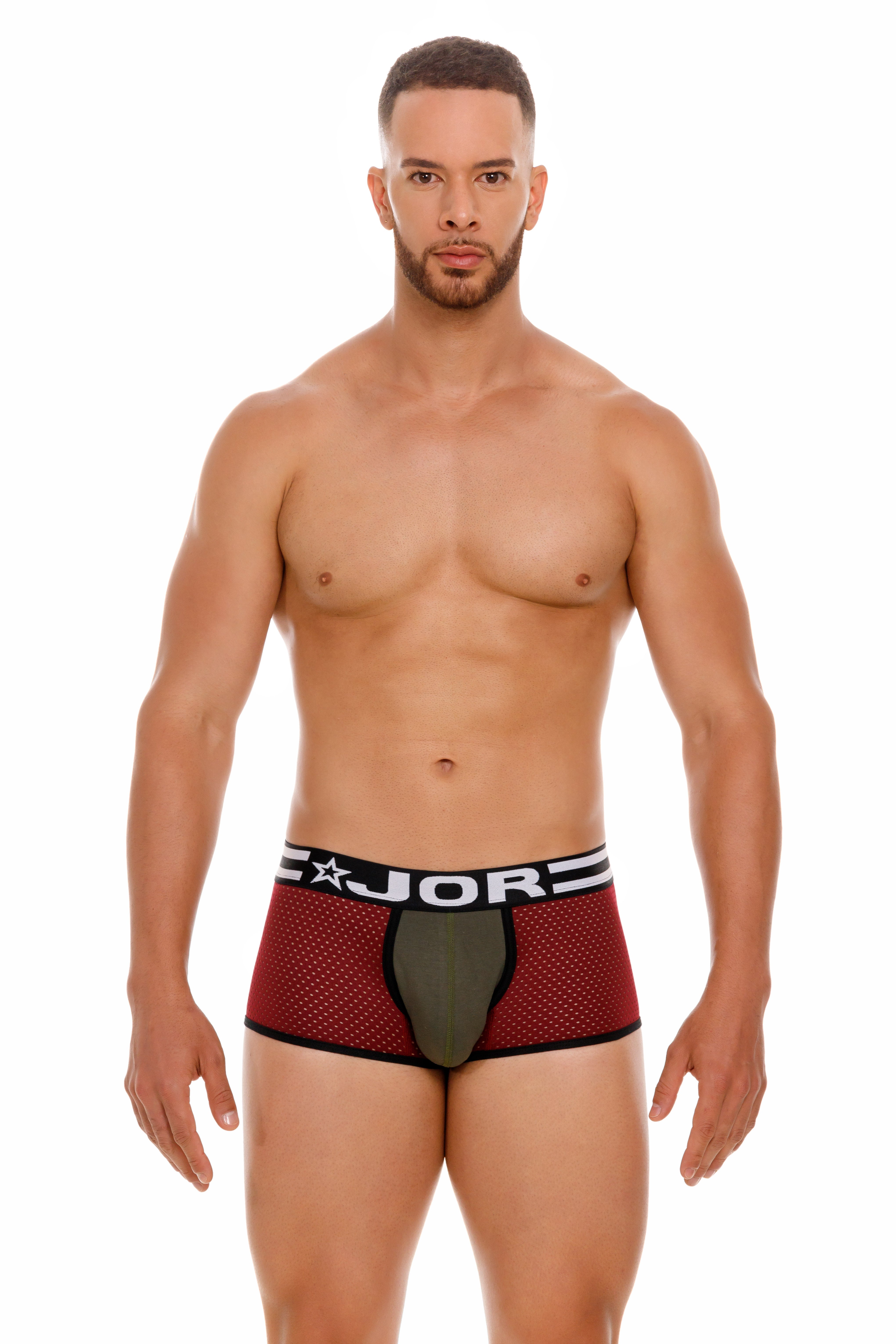 JOR Army Boxer Briefs for Men - Comfortable Cotton Underwear with Soft Elastic Waistband - Perfect for Workout, Gym, and Everyday Wear