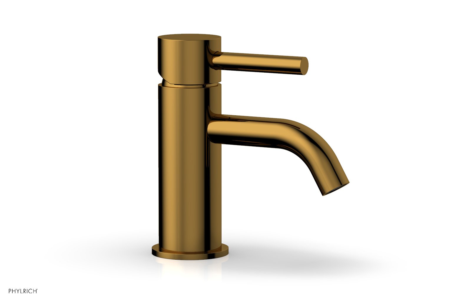 BASIC II Single Hole Bathroom Faucet with Lever Handle - Chrome Finish for Sink Vanity, Modern Waterfall Spout Design - Perfect for Home, Hotel & Restaurant Use