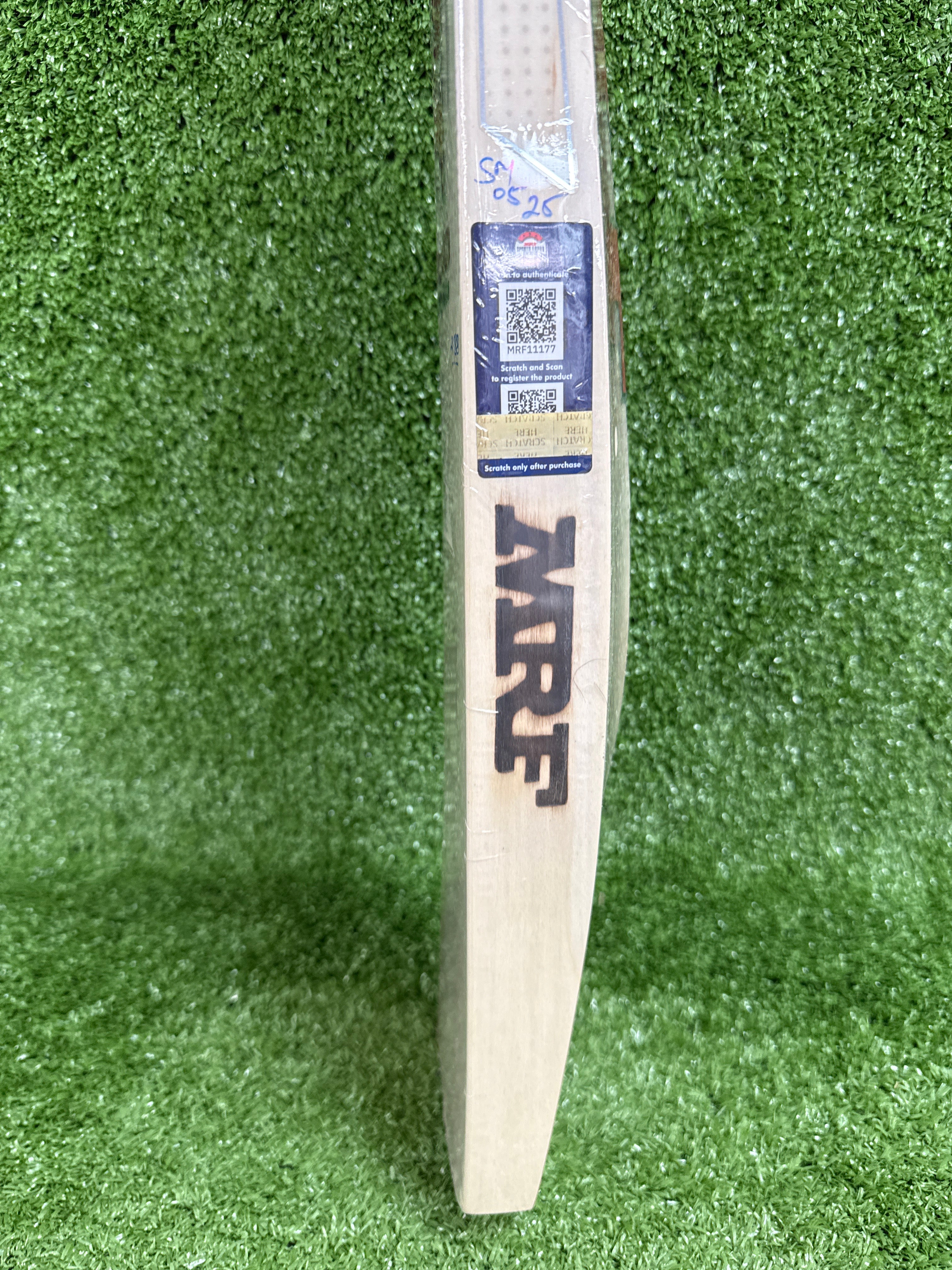 Premium English Willow Cricket Bat - MRF Genius Grand Limited Edition - Perfect for Professional Matches & Training Sessions