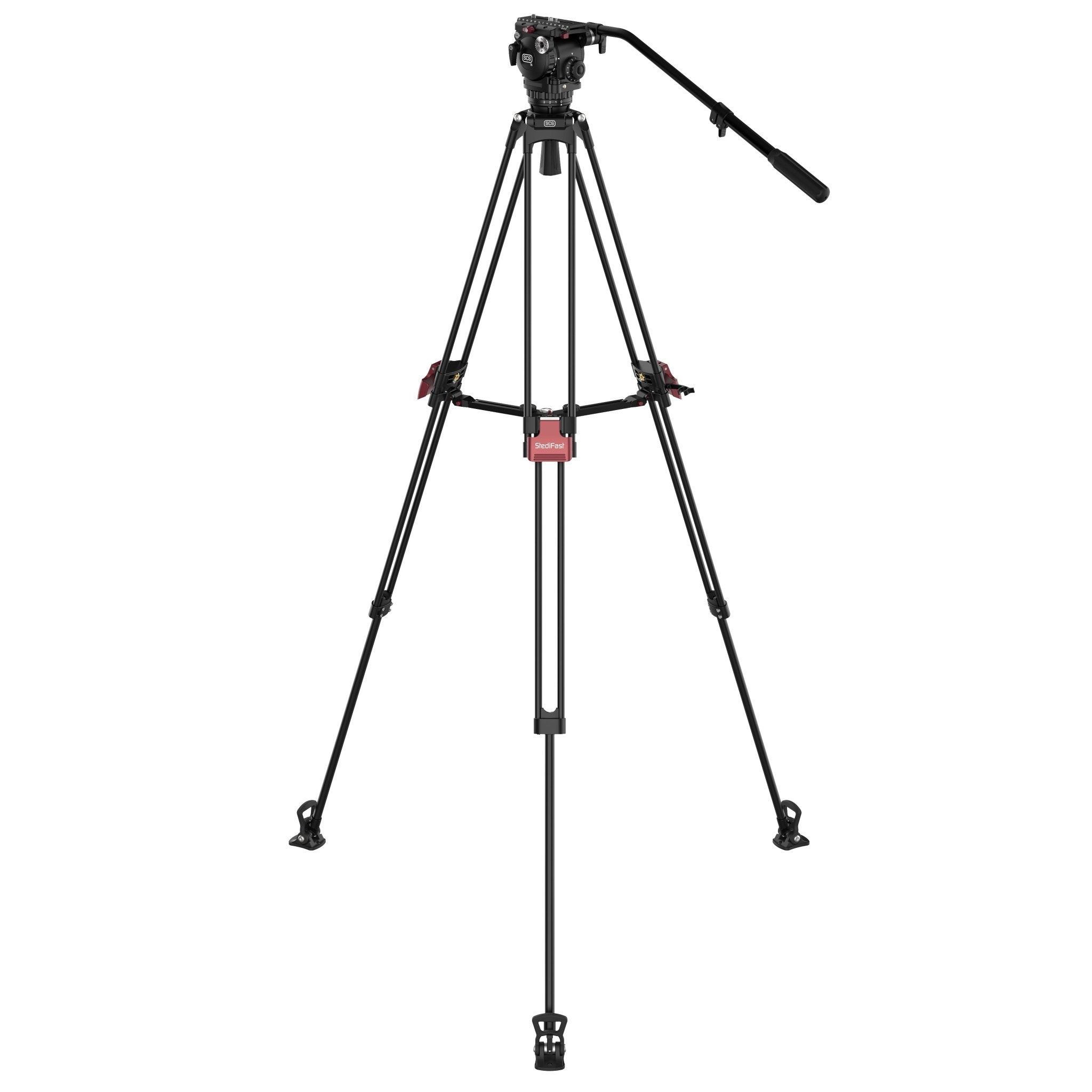 SCG T8 StediFast Tripod System - Professional Camera Tripod Stand with Quick Release Plate for DSLR, Mirrorless, Video Cameras - Perfect for Photography, Vlogging, Travel & Outdoor Shooting