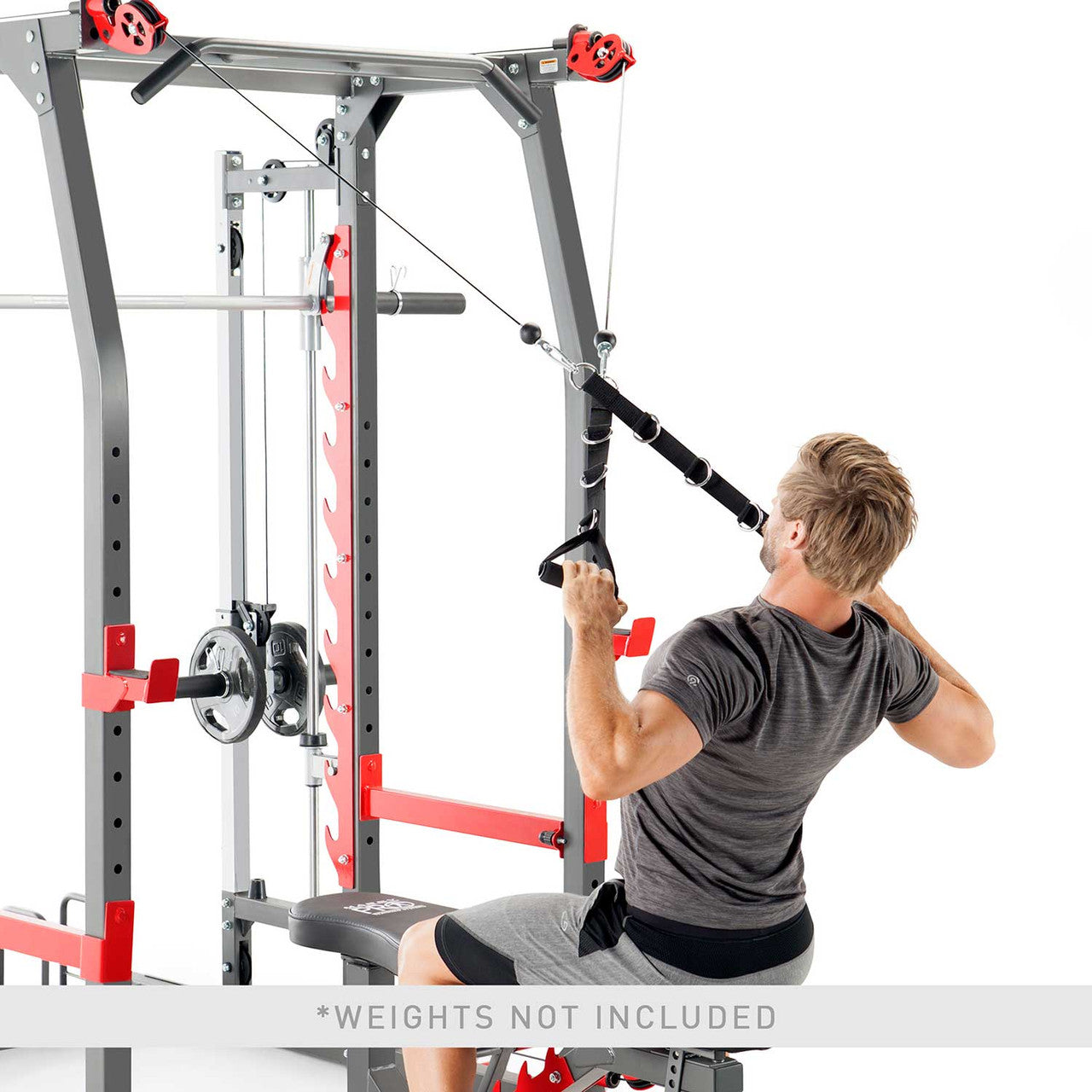 Marcy Pro SM-4903 Smith Machine Home Gym System - Full Body Workout Equipment for Strength Training | Perfect for Home Gym, Weight Lifting & Fitness Enthusiasts