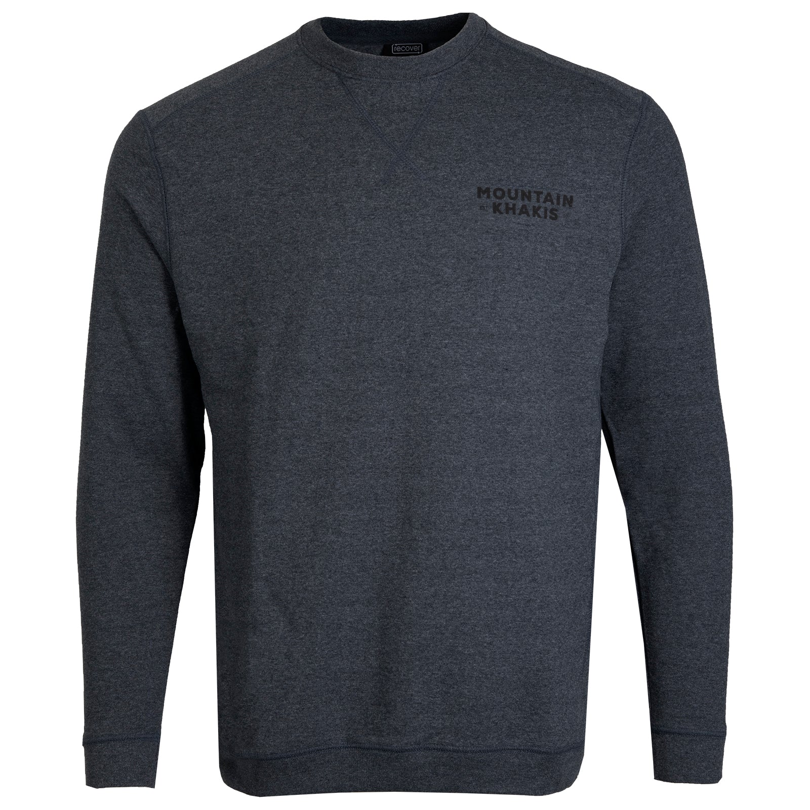 Mountain Khakis Logo Crew Neck T-Shirt for Men - Comfortable Cotton Casual Tee for Outdoor Hiking, Camping & Daily Wear