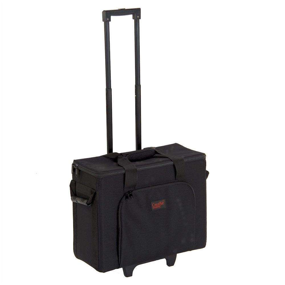 Black Sewing Machine Trolley - Portable Rolling Cart for Quilting, Crafting & DIY Projects | Perfect for Home Studios & Sewing Rooms