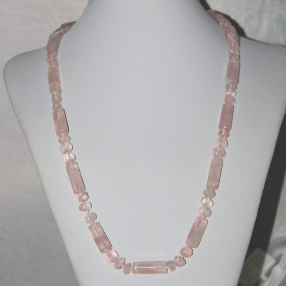 Rose Quartz Necklace for Women - Healing Crystal Jewelry for Love & Positive Energy - Perfect for Meditation, Gifts & Everyday Wear