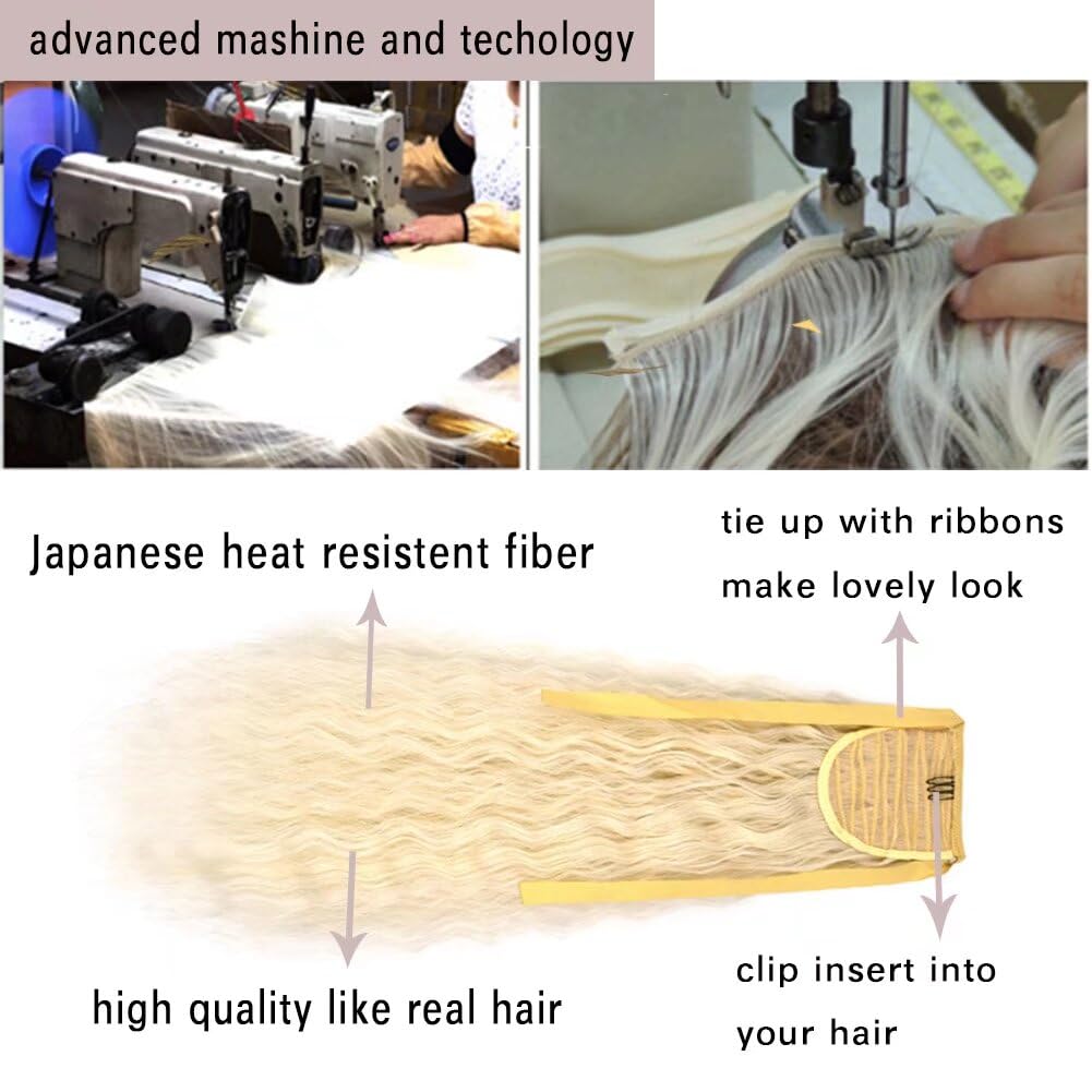 iLUU Fashion Ribbon Ponytail Hair Extensions - 22