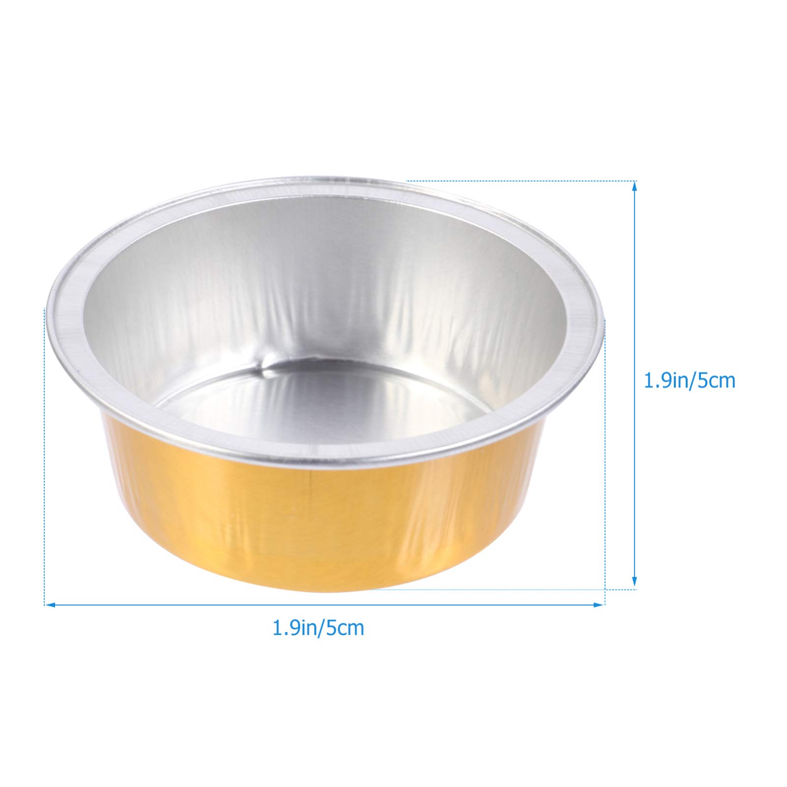 Beaupretty 10 Pack Wax Melting Bowls - Small Aluminum Foil Containers for Hair Removal Waxing, DIY Beauty & Home Waxing Kit - Perfect for Salon, Spa & At-Home Hair Removal Treatments